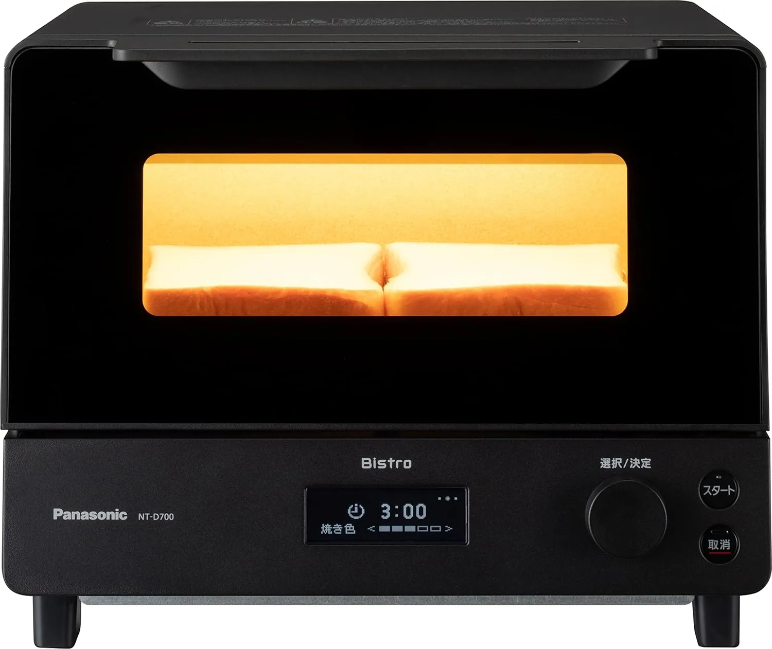 黒いPanasonic Bistro NT-D700オーブントースター